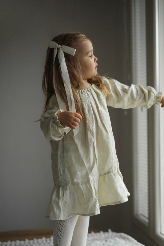 Minttu-mekko, oma kangas