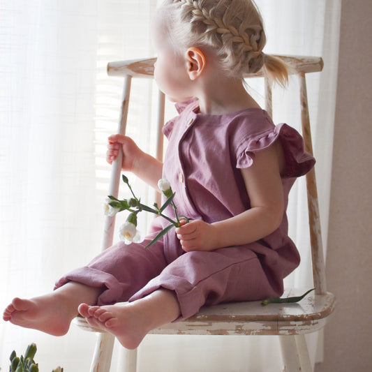 Pellava-/puuvillahaalari, oma kangas