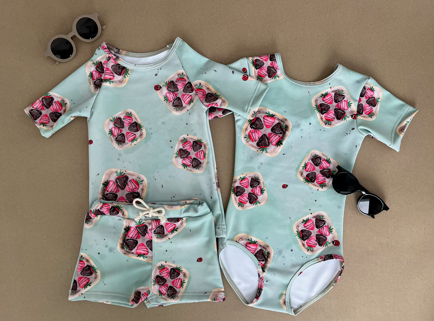 PALA Suklaamansikat -lycra UPF +50