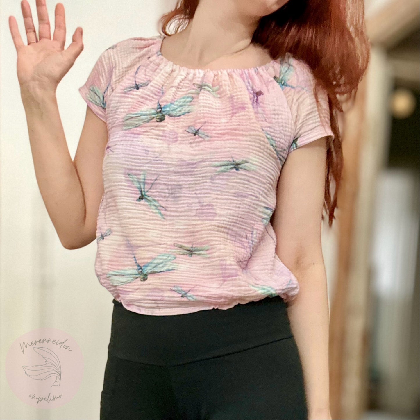 PALA Neidonhiuskorento, (vaaleanpunainen) harsokangas