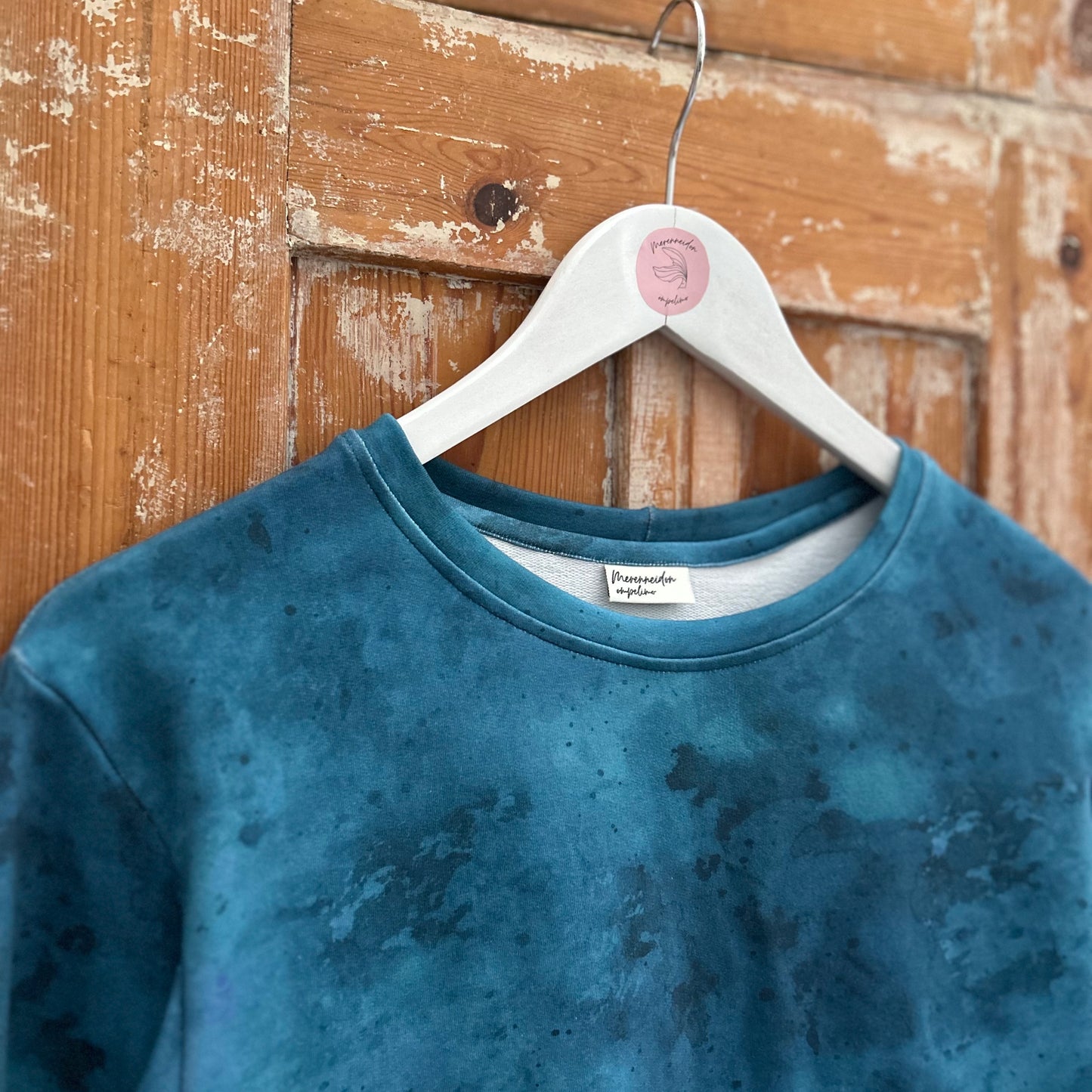 Huppari/collegepaita, unisex, oma kangas