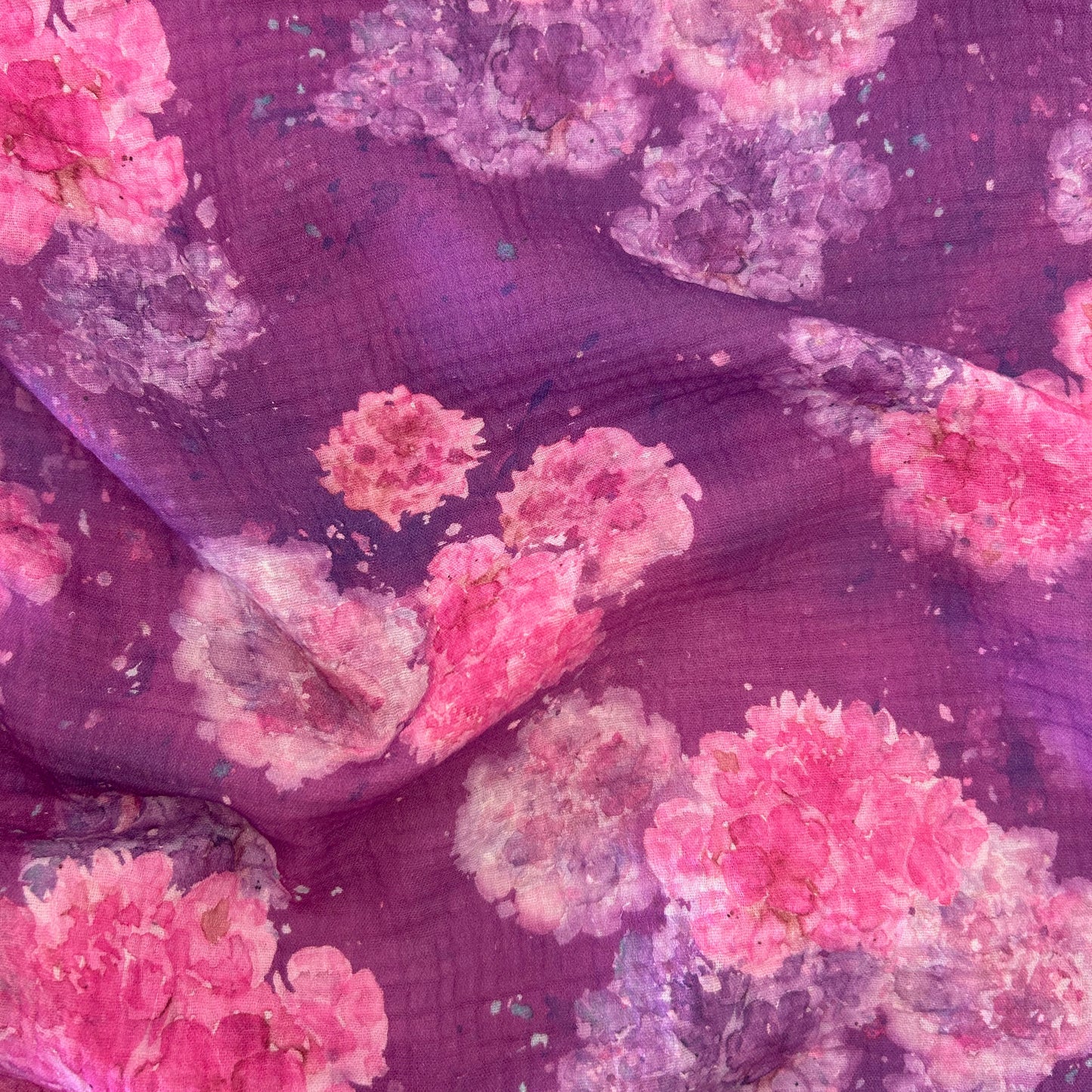 PALA Puutarhahortensiat (liila), harsokangas