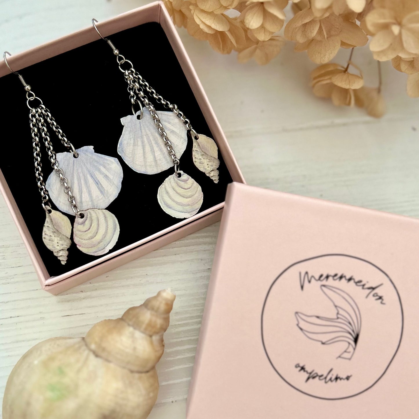 Rannan aarteita, korvakoru koukulla