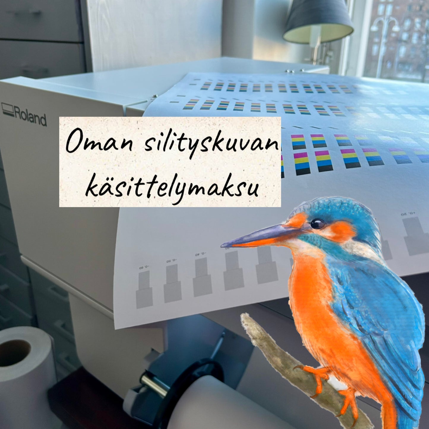 Oman silityskuvan käsittelymaksu 4€