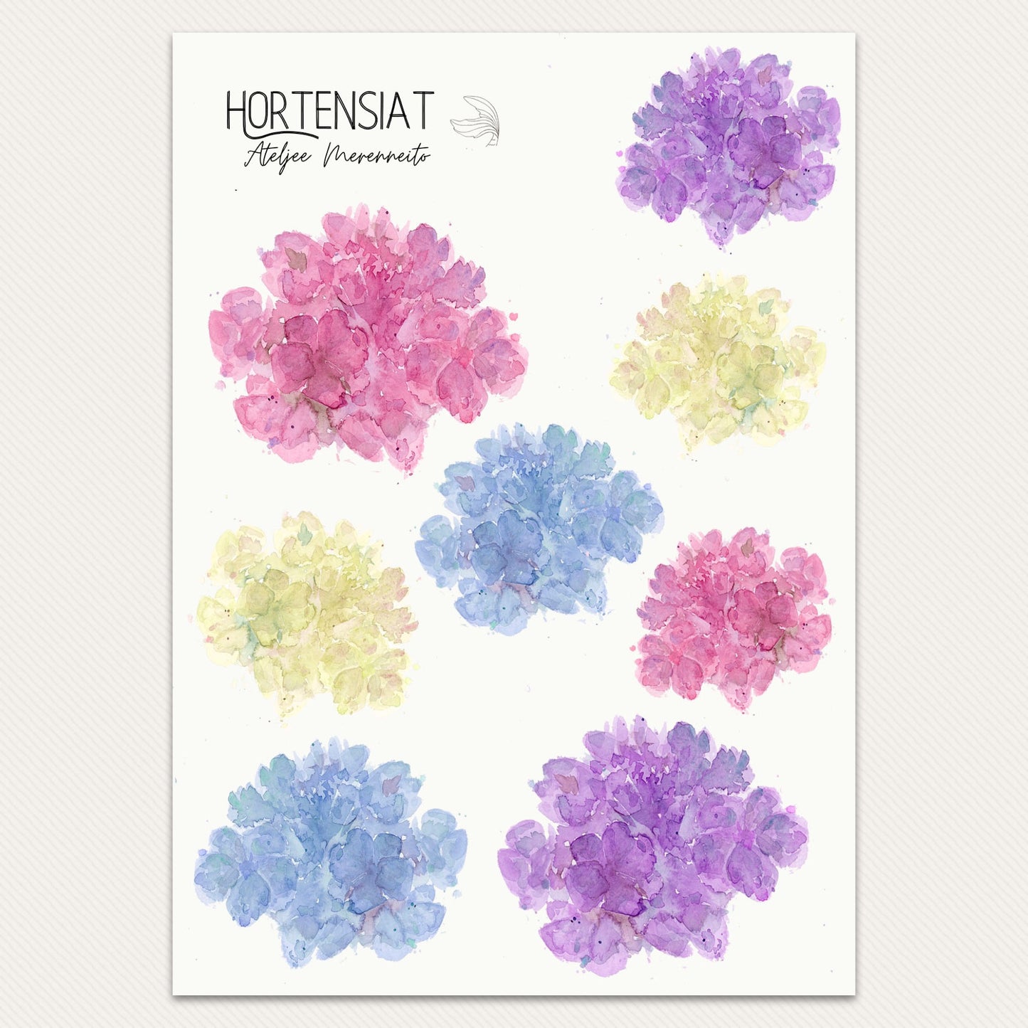 Hortensiat, tarra-arkki