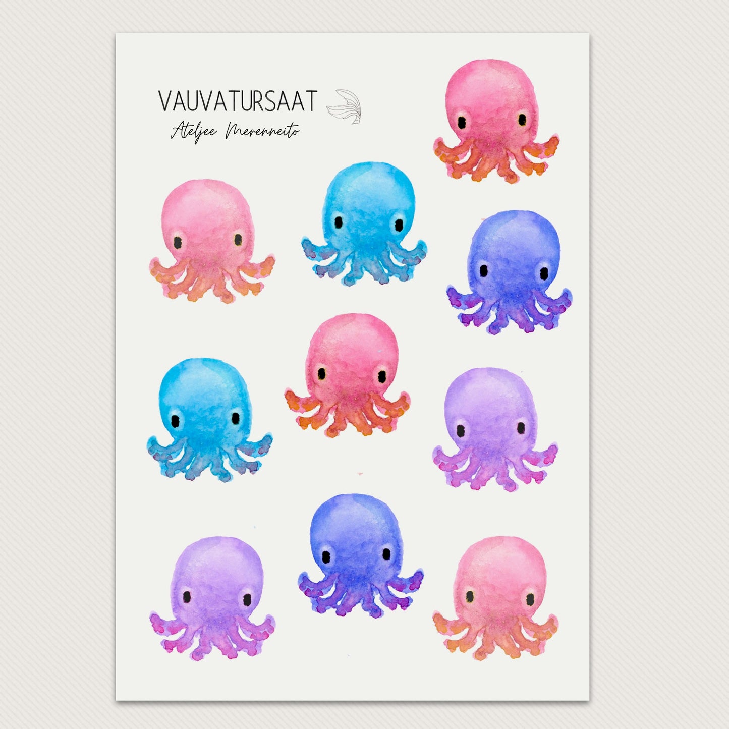 Vauvatursaat, tarra-arkki