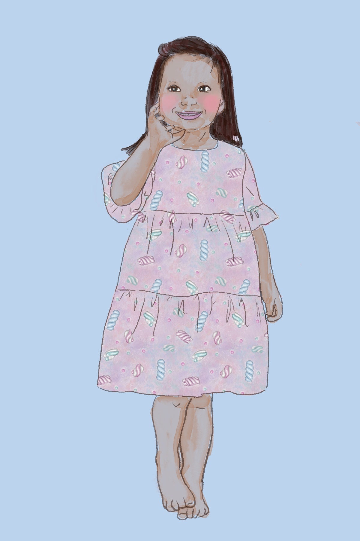 Karkkipäivä-harsokangas