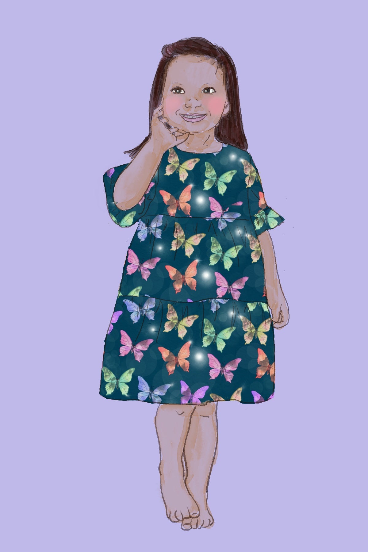 PALA Taikaperhot, kudottu bambuviskoosi