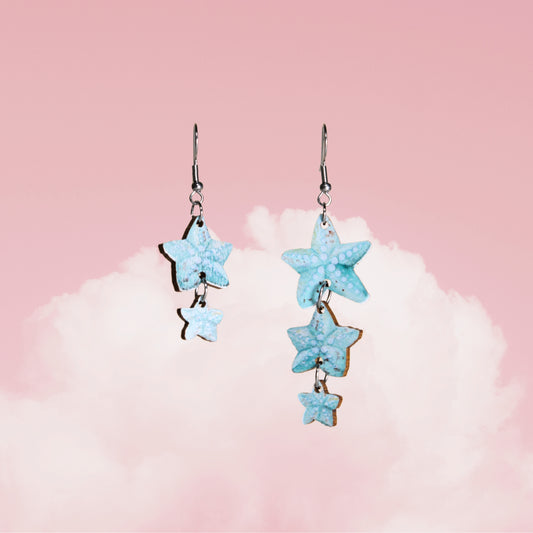 Meritähdet, korvakoru, eri vaihtoehtoja