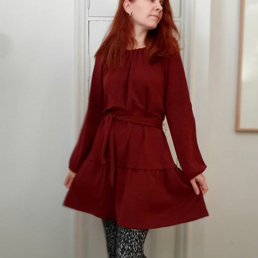 Minttu-mekko, oma kangas