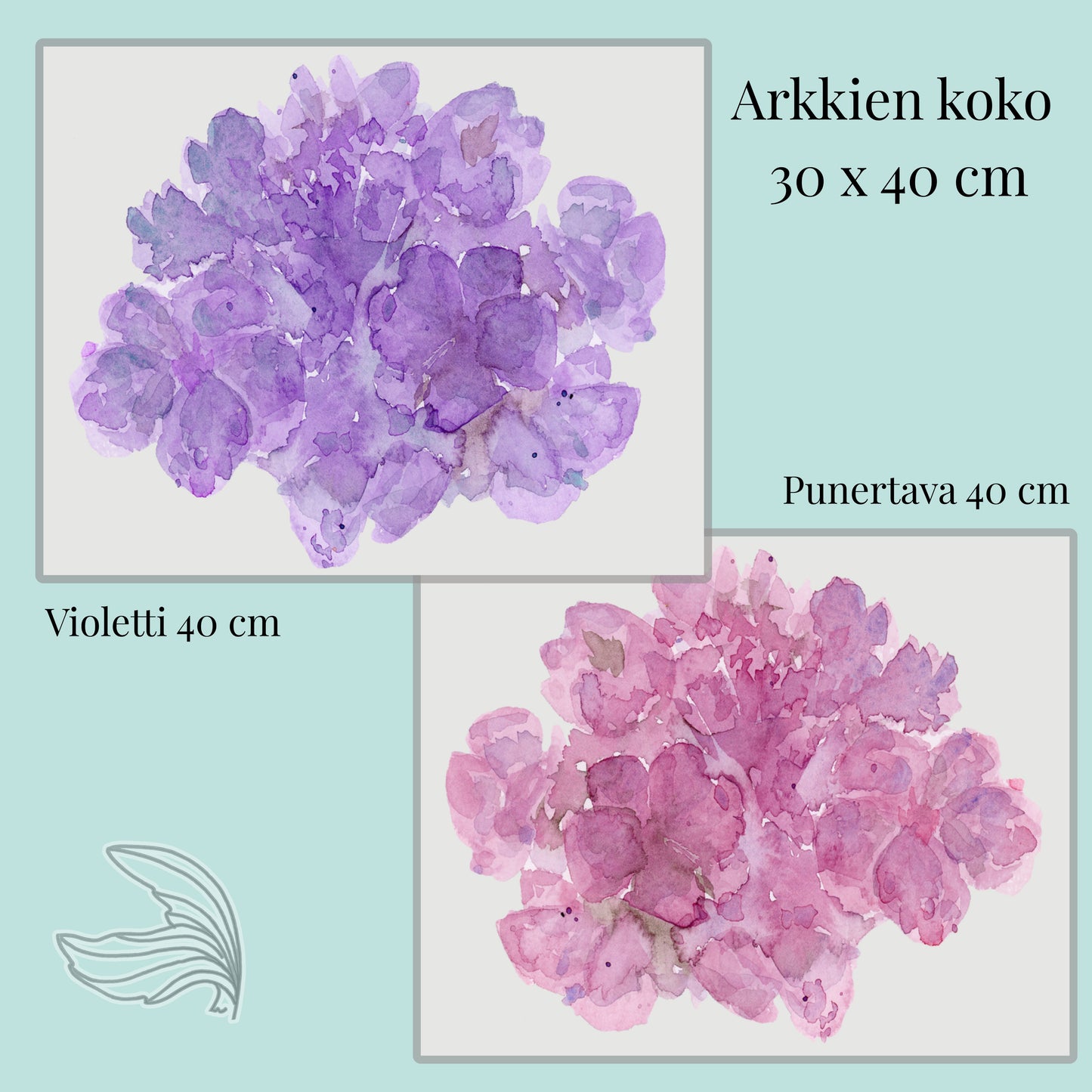 Sisustustarrat (useampi erilainen) Hortensia