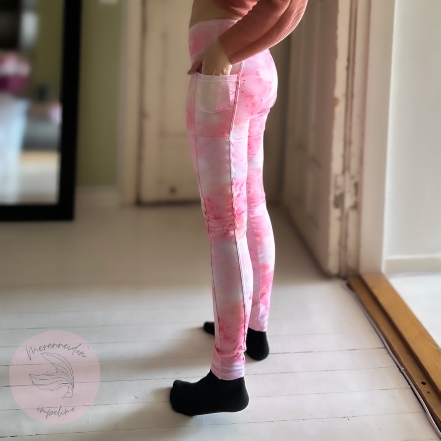 Hattarapilvi, pinkki -lycra UPF +50