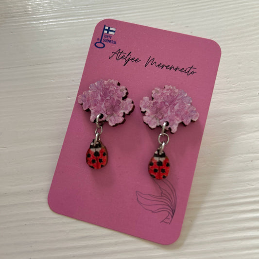 Leppikset ja hortensiat, nappikorvakoru