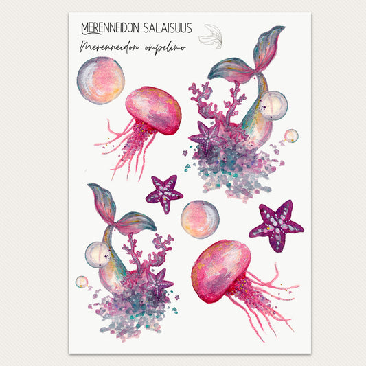 Merenneidon salaisuus, tarra-arkki