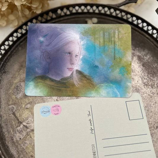 Neljä sisarta "Thira", postikortti