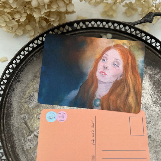 Neljä sisarta "Rivena", postikortti