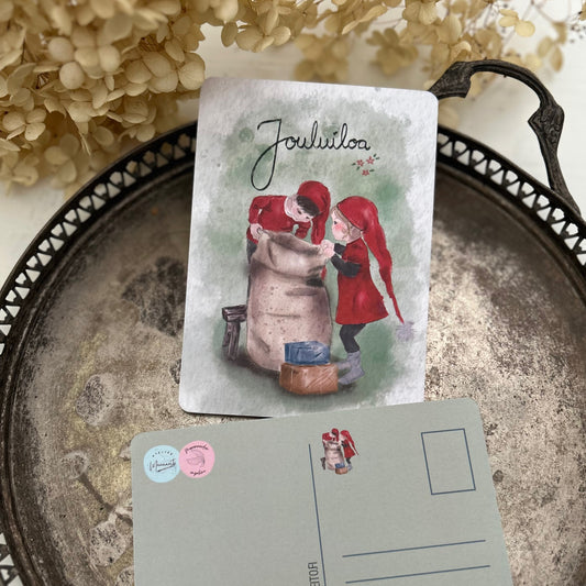 Pikkutontut, postikortti