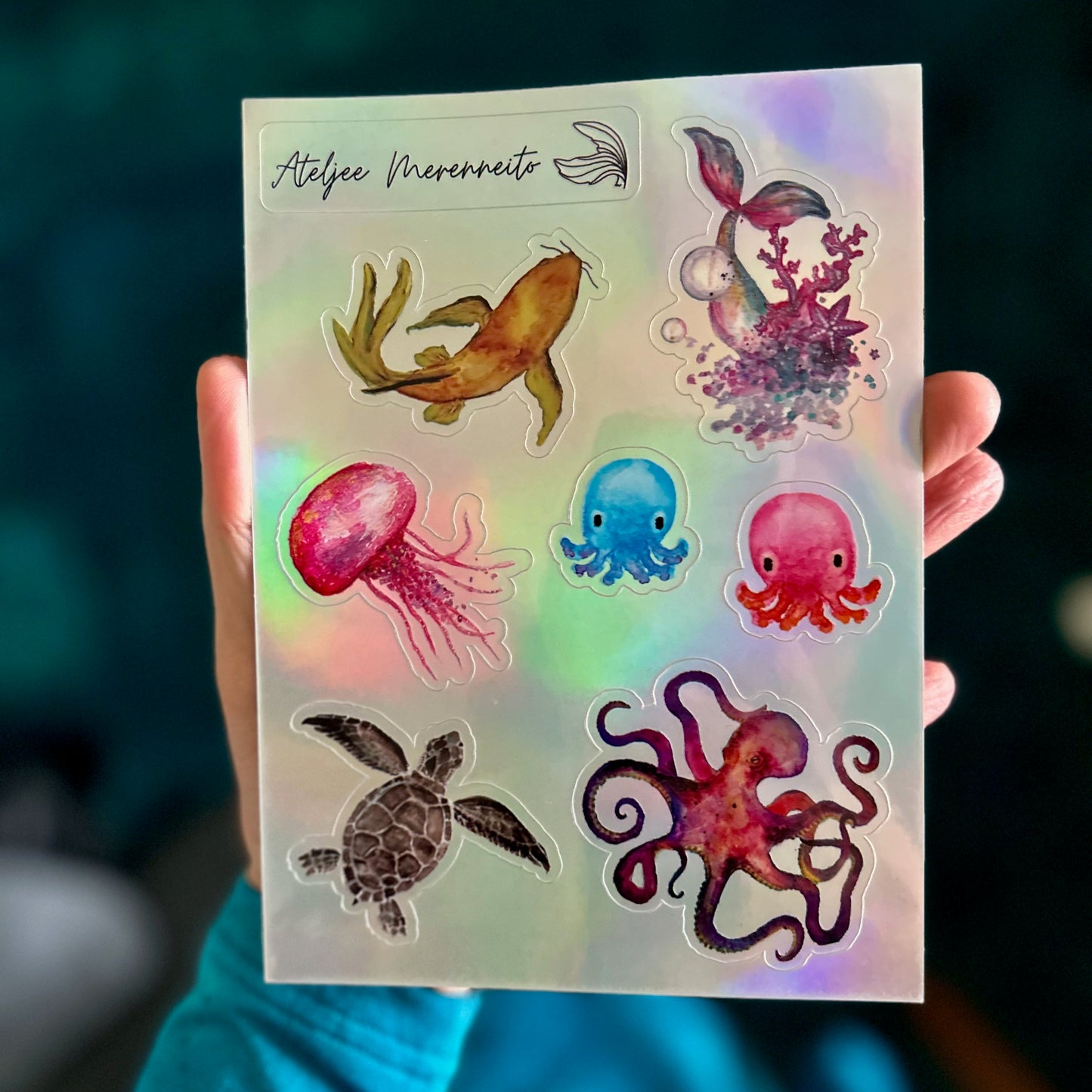 Vinyylitarra-arkki, hologrammi