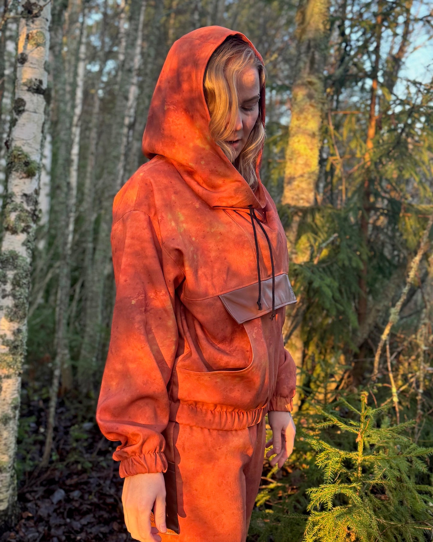 PALA Hattarapilvi (ruoste), kudottu bambuviskoosi