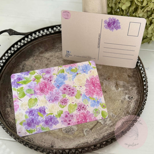 Villihortensiat, postikortti