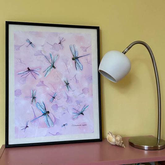 Neidonhiuskorennot, vaal. pun., juliste