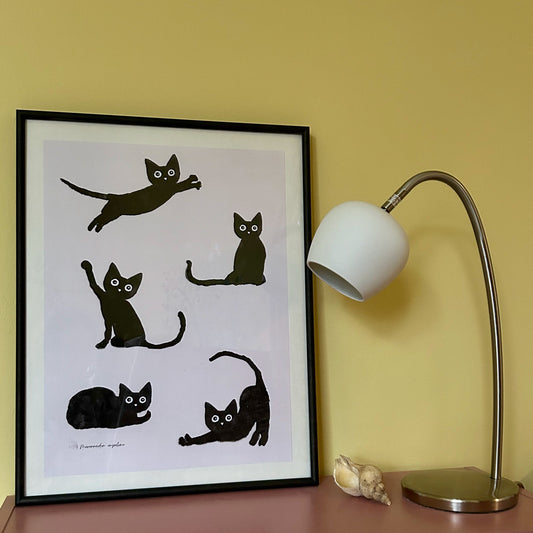 Mustan kissan tango, juliste