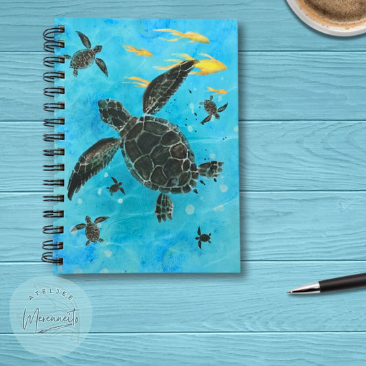 Kilpikonnat A5-muistikirja