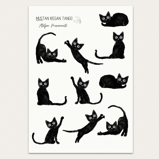 Mustan kissan tango, tarra-arkki