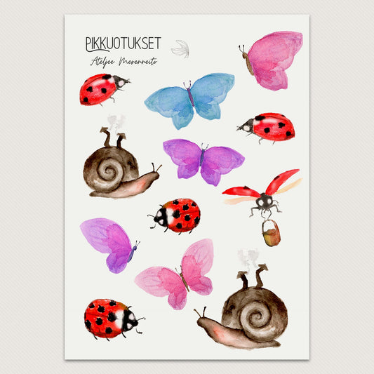 Pikkuotukset, tarra-arkki