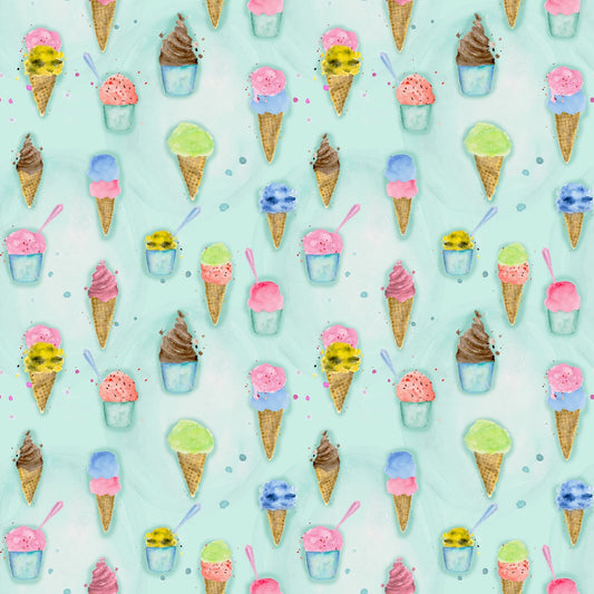 PALA Jäätelöpäivä, mini (sininen), harsokangas